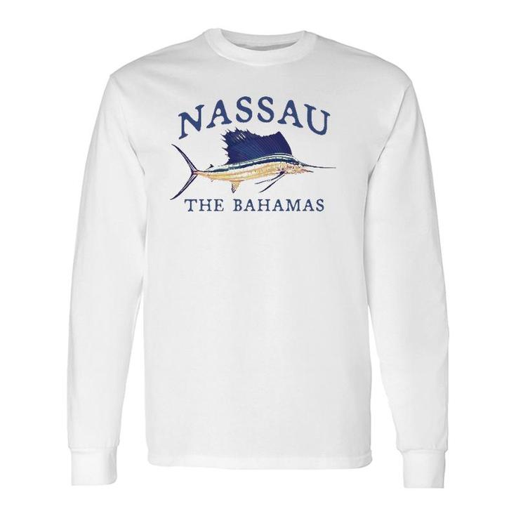 Nassau The Bahamas Sailfish Lover Long Sleeve T-Shirt T-Shirt