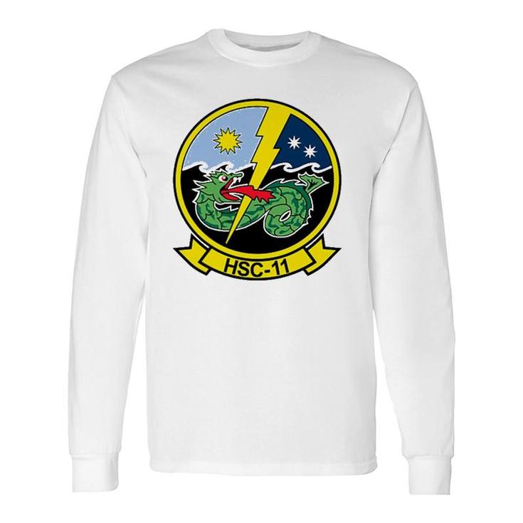 Navy Helicopter Sea Combat Squadron Hsc 11 Dragonslayers Long Sleeve T-Shirt T-Shirt
