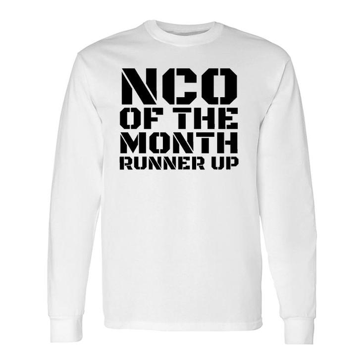 Nco Of The Month Runner Up World's Okayest Nco Long Sleeve T-Shirt T-Shirt