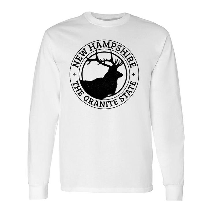 New Hampshire Granite State Elk Hunting Hunter Souvenir Long Sleeve T-Shirt T-Shirt