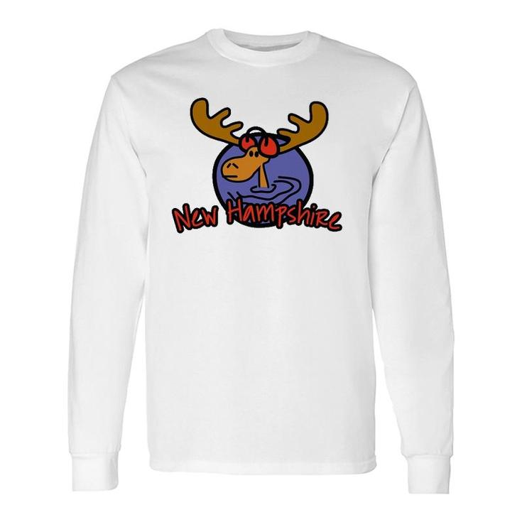 New Hampshire Moose Product Vacation Long Sleeve T-Shirt T-Shirt