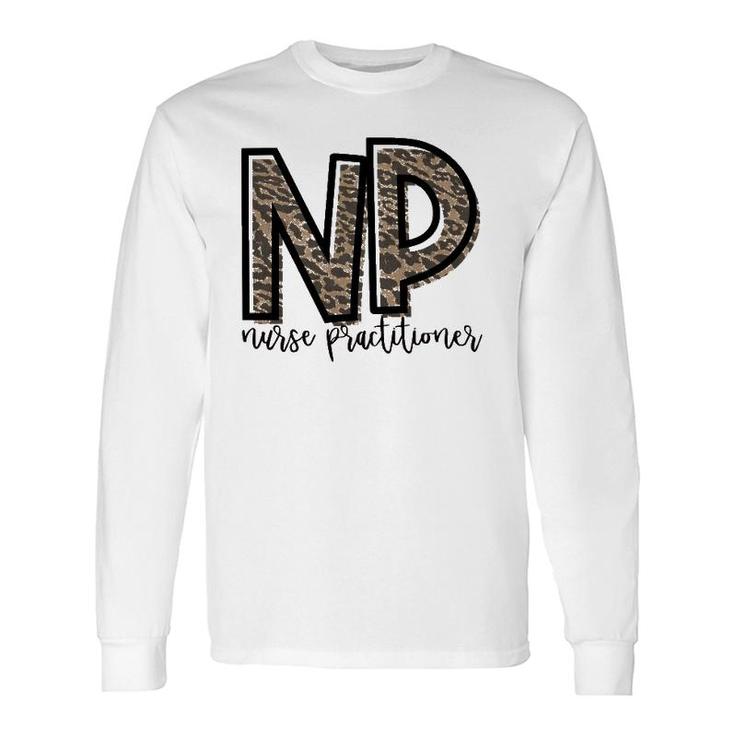 Np Nurse Practitioner Cute For Her Long Sleeve T-Shirt T-Shirt