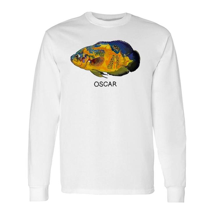 Oscars Freshwater Aquarium Fish Long Sleeve T-Shirt T-Shirt