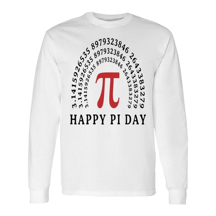 Parabol Pi Number Happy Pi Day Long Sleeve T-Shirt