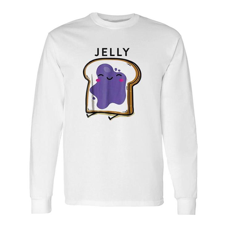 Peanut Butter Jelly Matching Grape Best Friend Long Sleeve T-Shirt