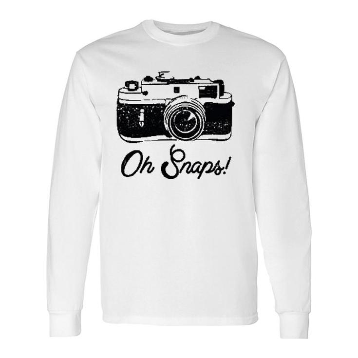 Photography Camera Themed Long Sleeve T-Shirt T-Shirt
