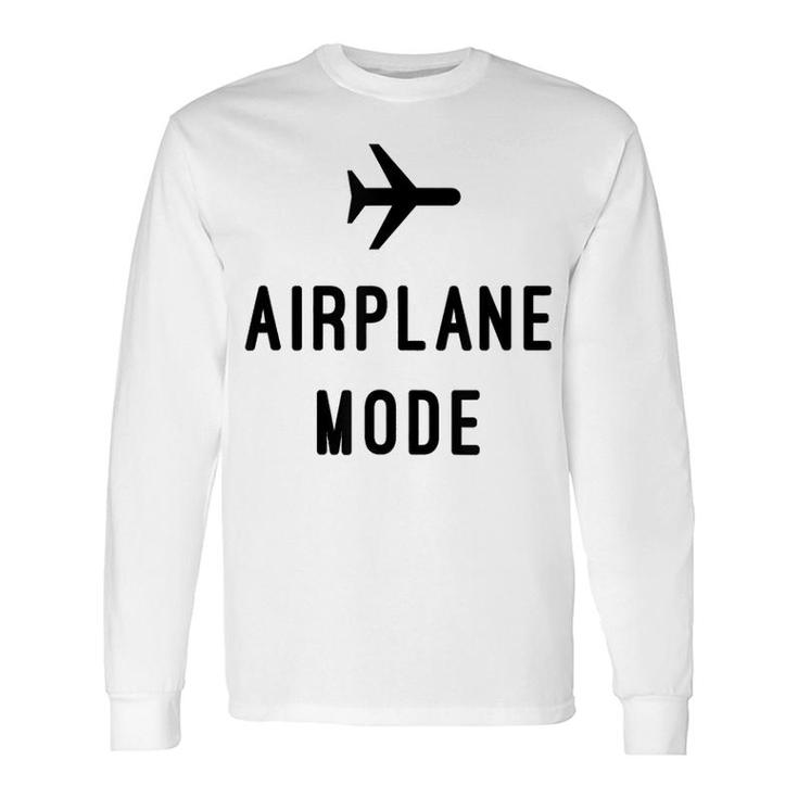 Pilot Airplane Mode Long Sleeve T-Shirt T-Shirt