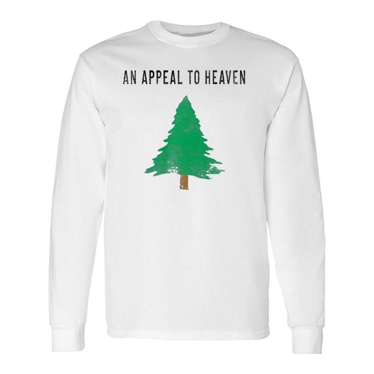 Pine Tree Flag An Appeal To Heaven Big Style American Usa Long Sleeve T-Shirt T-Shirt