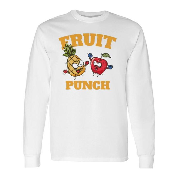 Pineapple Apple Boxing Juice Tropical Fruit Punch Long Sleeve T-Shirt