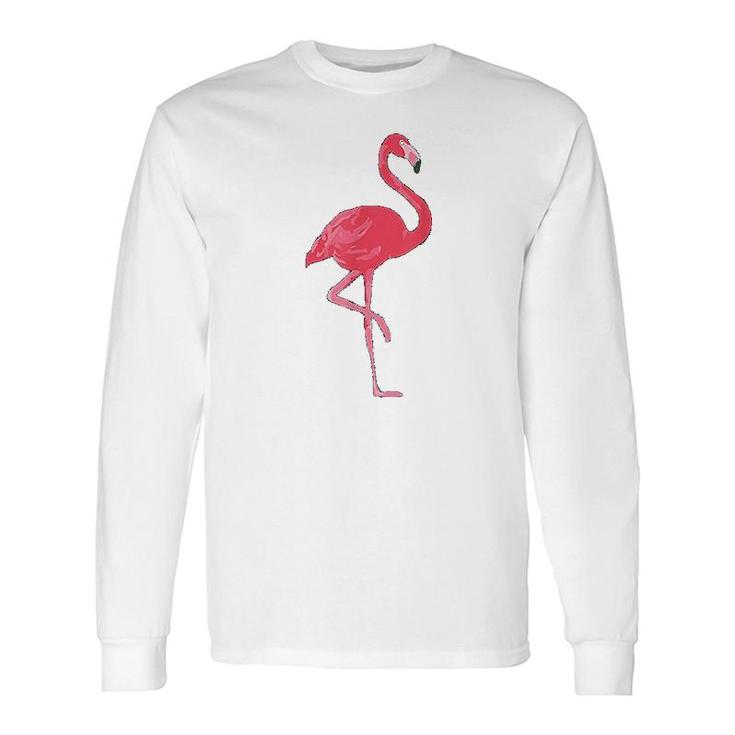 Pink Flamingo Long Sleeve T-Shirt