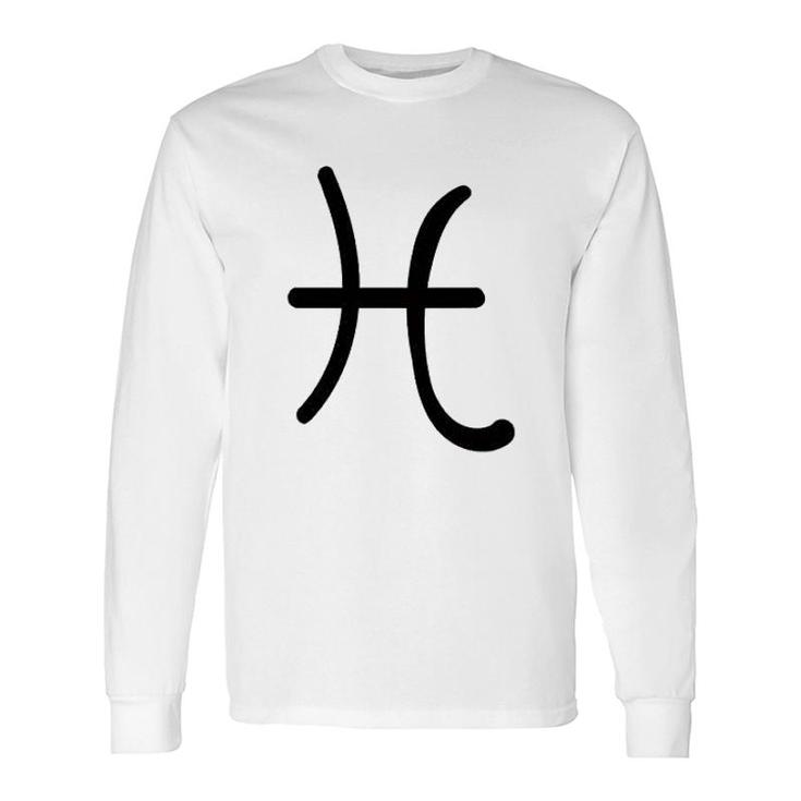 Pisces Zodiac Astrology Symbol Horoscope Long Sleeve T-Shirt T-Shirt
