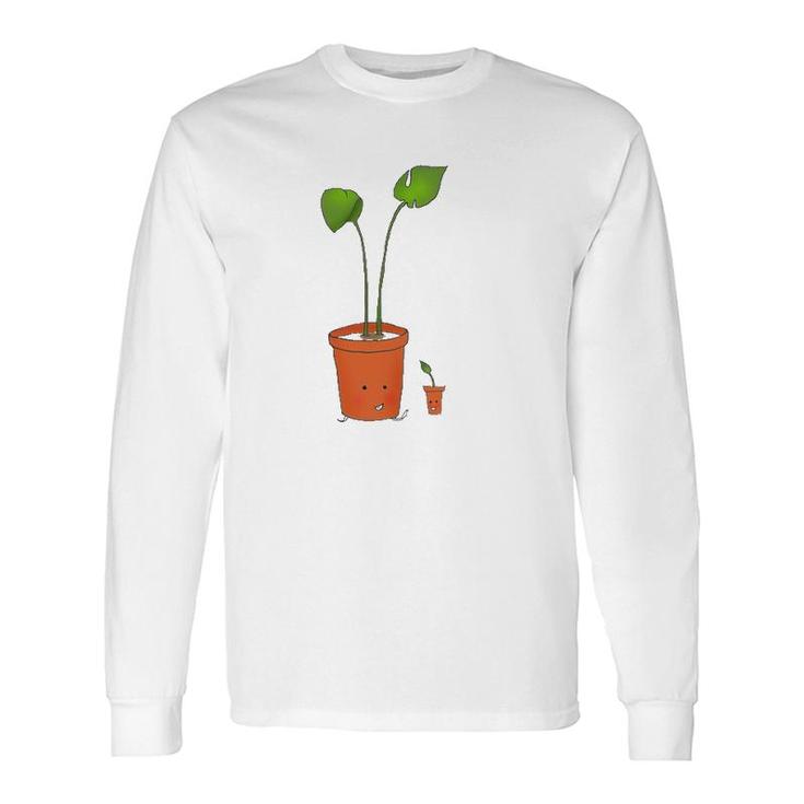 Plant Papa Gardening Lover Father's Day Long Sleeve T-Shirt T-Shirt