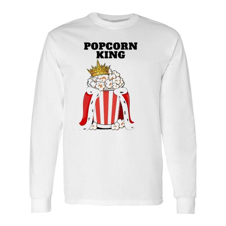 Popcorn King Popcorn Lover Cute Popcorn Long Sleeve T-Shirt T-Shirt