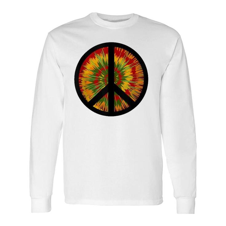 Psychedelic Trip Peace Sign 60'S 70'S Long Sleeve T-Shirt