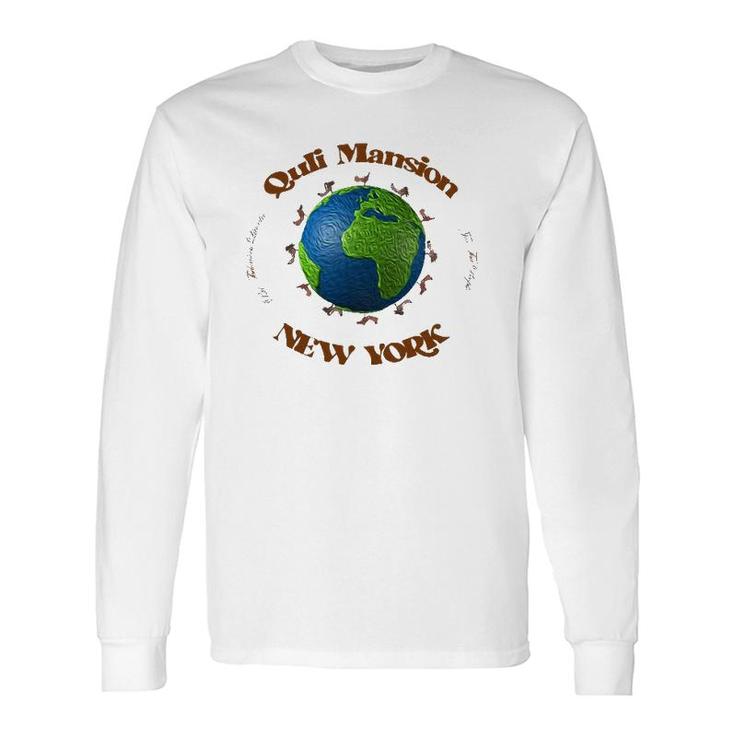 Quli Mansion Dog World New York Long Sleeve T-Shirt T-Shirt