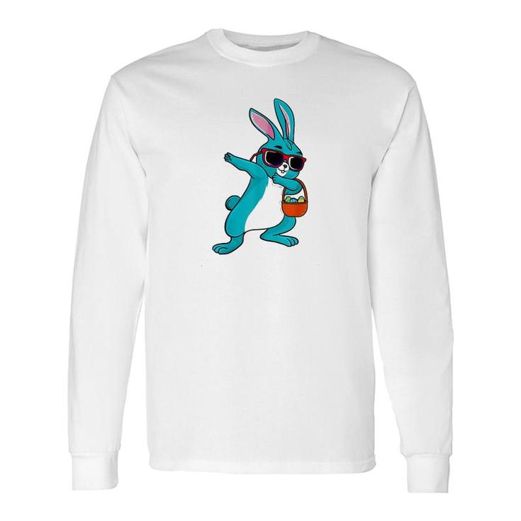Rabbit Dabbing Easter Bunny Long Sleeve T-Shirt