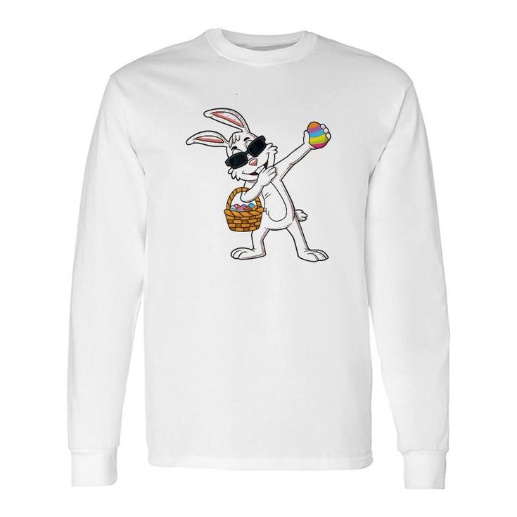 Rabbit Easter Day Eggs Long Sleeve T-Shirt