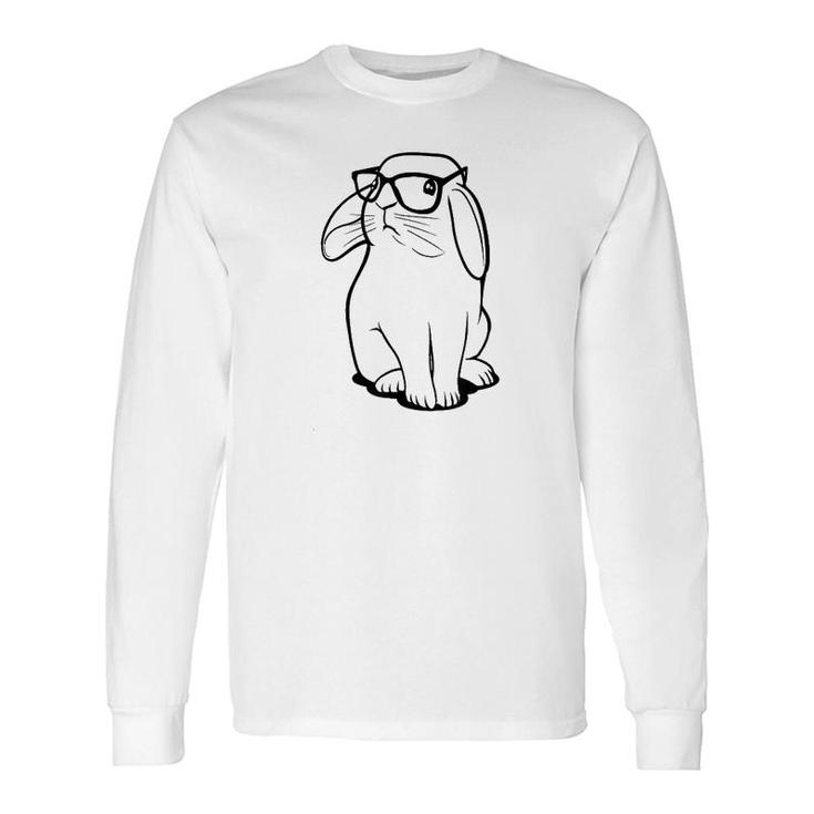 Rabbit Hipster Long Sleeve T-Shirt