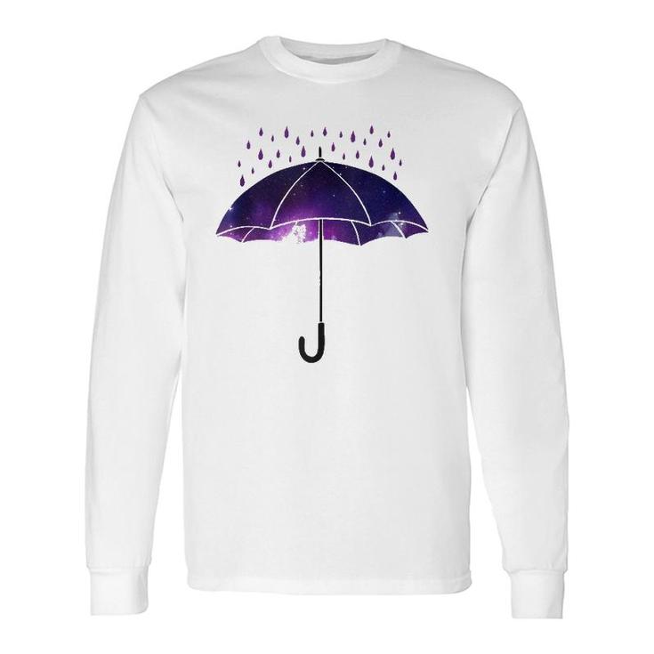 Rain Purple Long Sleeve T-Shirt