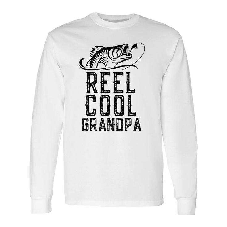Reel Cool Grandpa Fishing Christmas Father's Day Long Sleeve T-Shirt T-Shirt