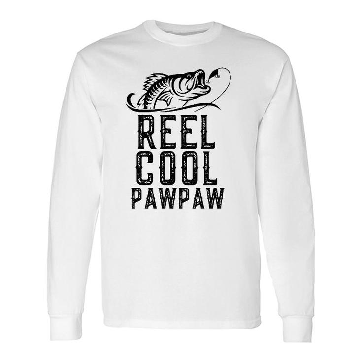 Reel Cool Pawpaw Fishing Grandpa Christmas Long Sleeve T-Shirt T-Shirt