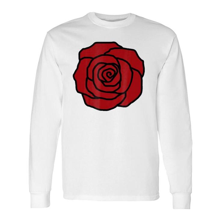 Rose Flower Red Rose Long Sleeve T-Shirt T-Shirt