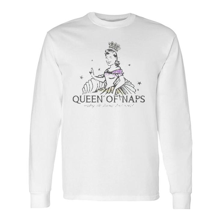 Women's Nap Queen For Long Sleeve T-Shirt T-Shirt
