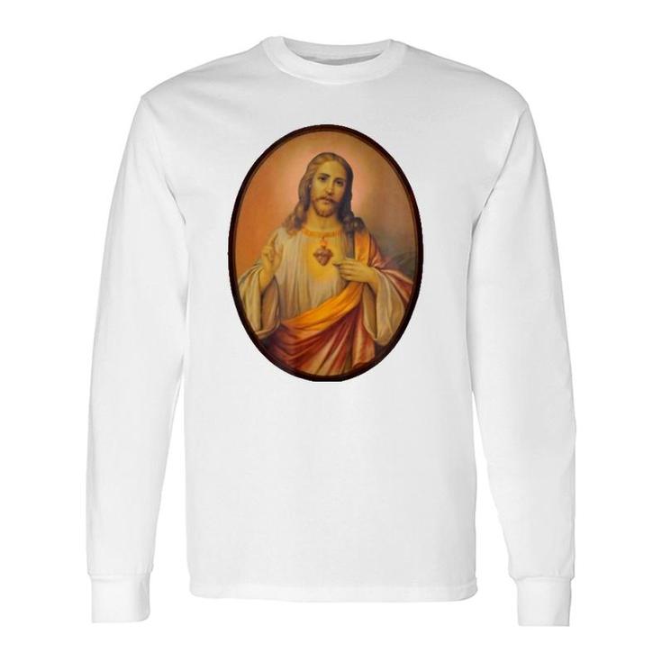 Sagrado Corazon De Jesus Long Sleeve T-Shirt T-Shirt