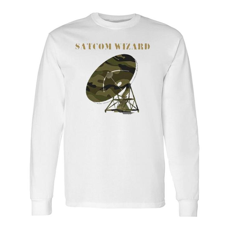 Satcom Wizard Satellite Communications Satcom Long Sleeve T-Shirt T-Shirt