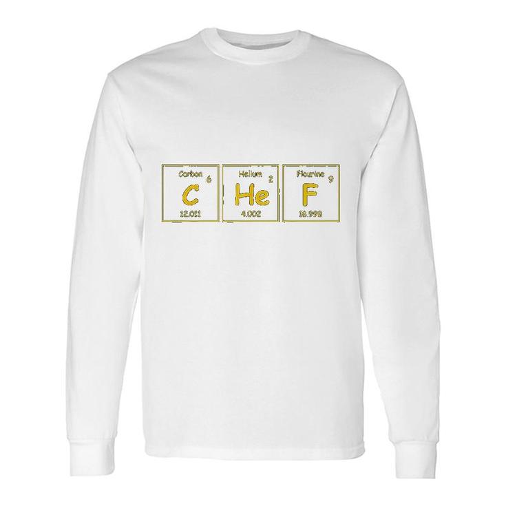 Science Periodic Table Chef Long Sleeve T-Shirt T-Shirt