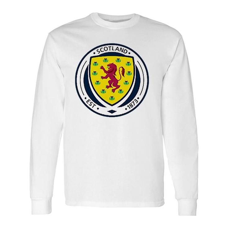 Scotland Soccer Jersey 2020 2021 Scottish Football Team Fan Long Sleeve T-Shirt T-Shirt