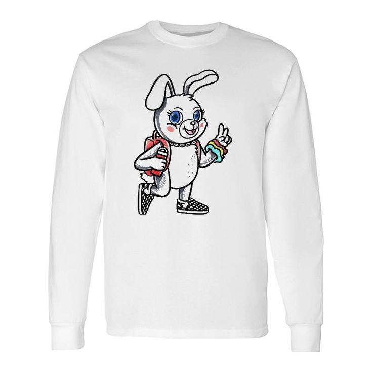 Sksksk And I Oop Easter Bunny Rabbit Long Sleeve T-Shirt