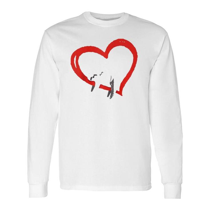 Sloth Valentines Day Sloths Valentine Heart Raglan Baseball Tee Long Sleeve T-Shirt