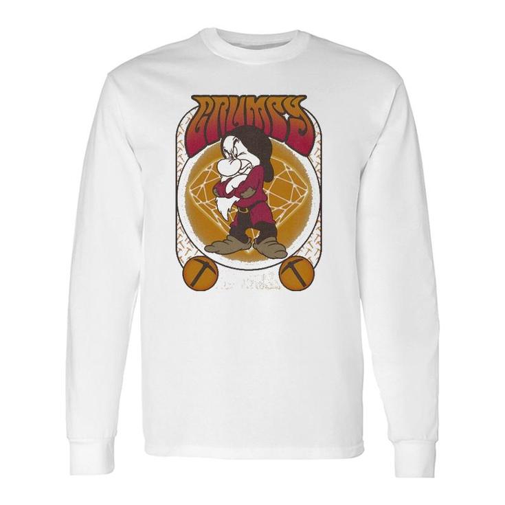 Snow White & The Seven Dwarfs Grumpy Seventies Poster Long Sleeve T-Shirt T-Shirt
