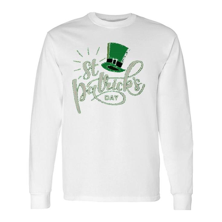 St Patricks Day Patrick Hat Lucky Long Sleeve T-Shirt T-Shirt