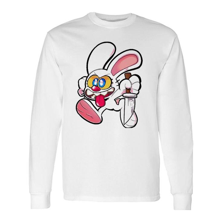 Stabby The Bunny Stabby Rabbit Long Sleeve T-Shirt