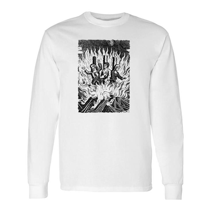 Stay Lit Witches Pagan Occult Long Sleeve T-Shirt