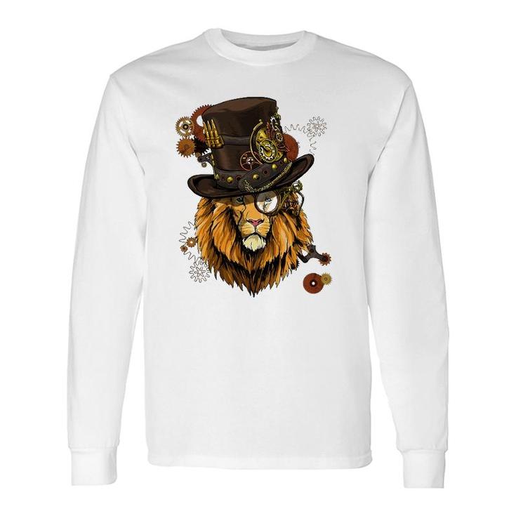 Steampunk Lion Steampunk Lovers For & Long Sleeve T-Shirt T-Shirt
