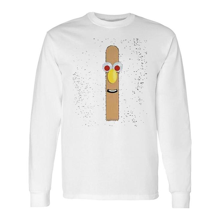 Stick Stickly Retro 90s Tv Graphic Long Sleeve T-Shirt