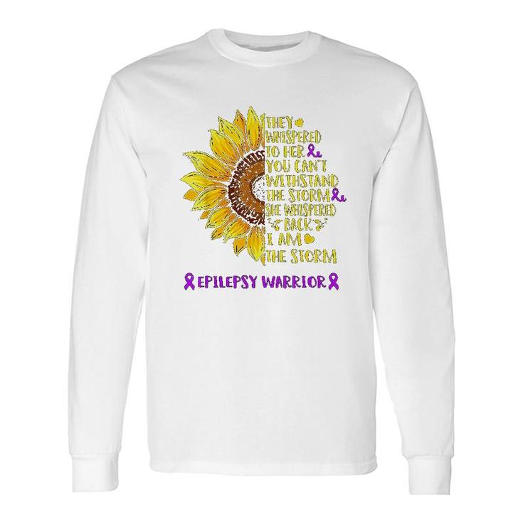 I Am The Storm Epilepsy Warrior Long Sleeve T-Shirt T-Shirt