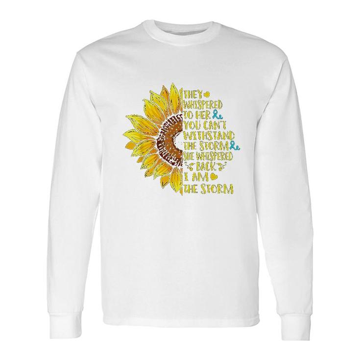 I Am The Storm Recovery Warrior Long Sleeve T-Shirt T-Shirt