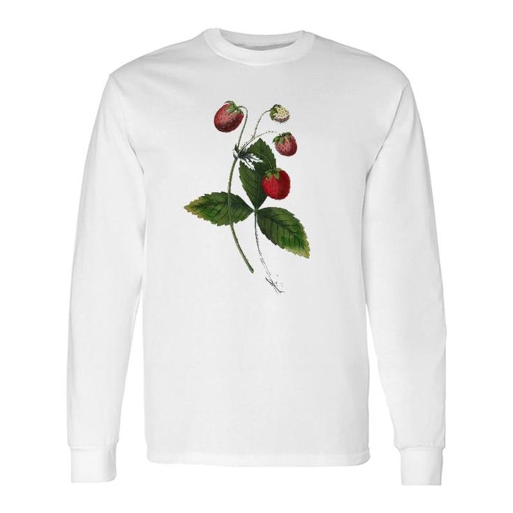 Strawberry Plant Patch Fruit Lover Long Sleeve T-Shirt T-Shirt