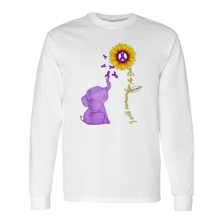 Sunflower I Will Remember For You Long Sleeve T-Shirt