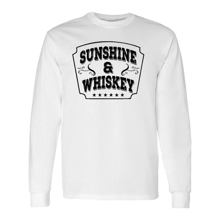 Sunshine & Whiskey Summer Whiskey Great Fun Long Sleeve T-Shirt