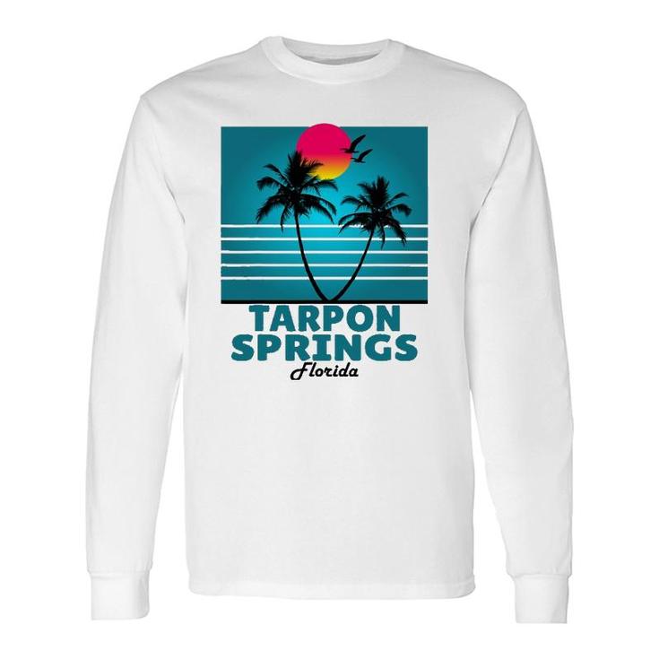 Tarpon Springs Florida Fl Summer Seagulls Souvenirs Long Sleeve T-Shirt T-Shirt
