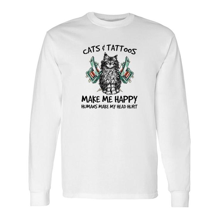 Tattoos And Cats Long Sleeve T-Shirt T-Shirt