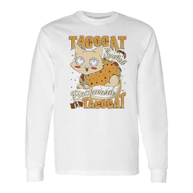 Tcocat Spelled Backwards Cute Long Sleeve T-Shirt
