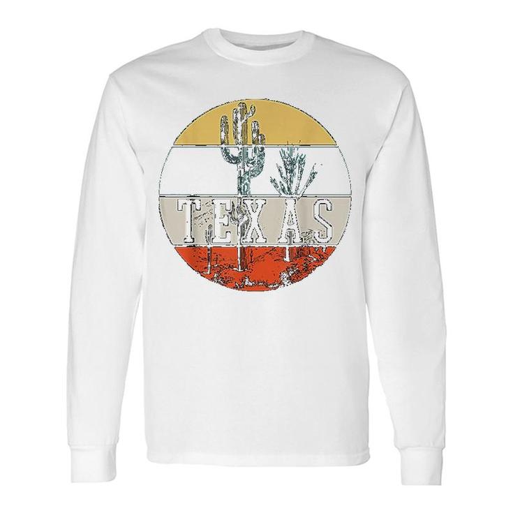 Texas Us Country State Souvenir Retro Long Sleeve T-Shirt