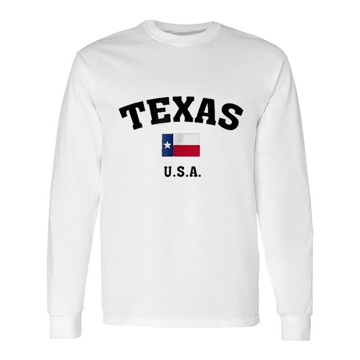 Texas Usa Flag Long Sleeve T-Shirt T-Shirt