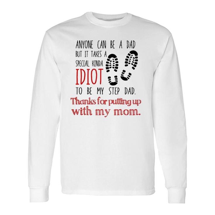 Thank You Stepdad Stepfather From Daughter Long Sleeve T-Shirt T-Shirt